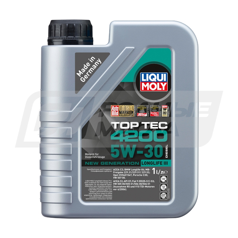 LIQUI MOLY Top Tec 4200 5W30 Diesel New Generation, 1л 2375